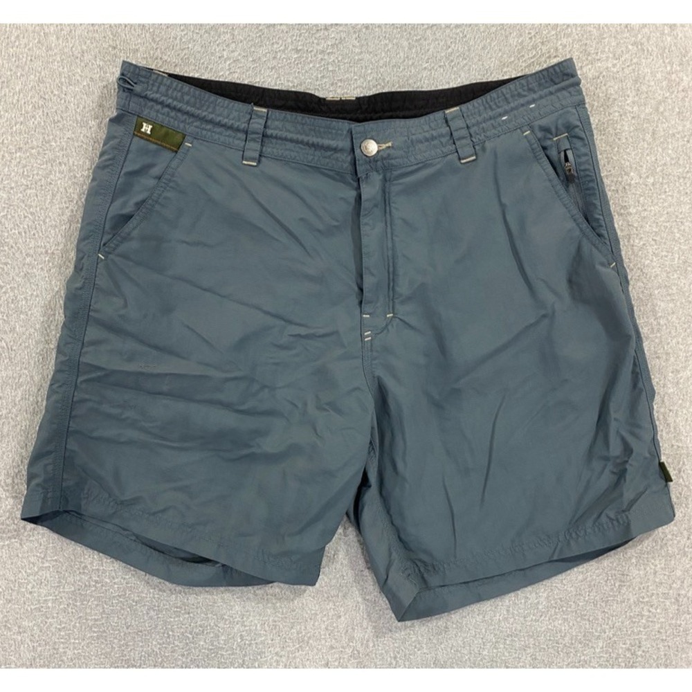 Howler Bros Horizon Hybrid‎ Shorts Mens 38 Green Nylon Ripstop Quick Dry Outdoor